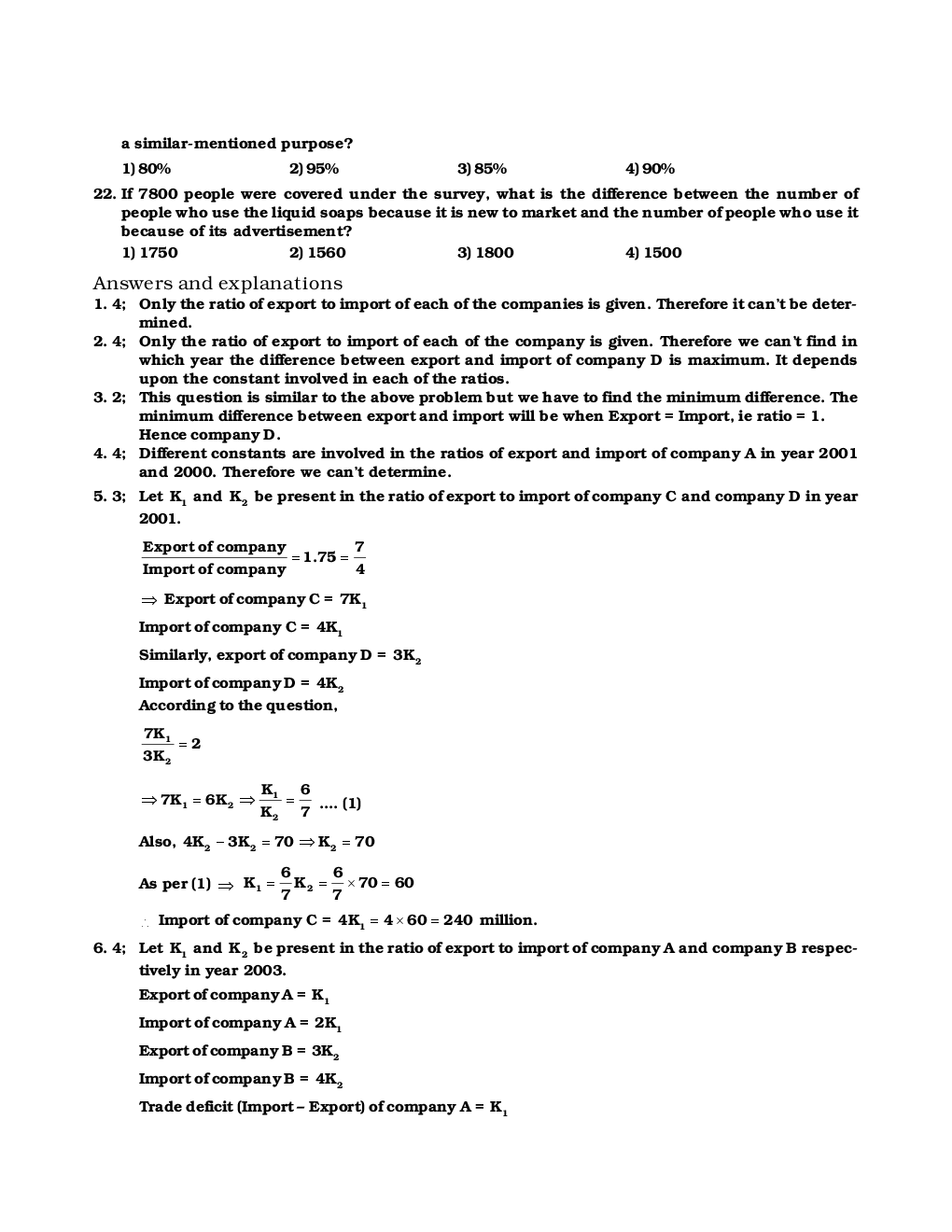 MCQs Quantitative Aptitude (Data Interpretation) With Solutions - Page 5
