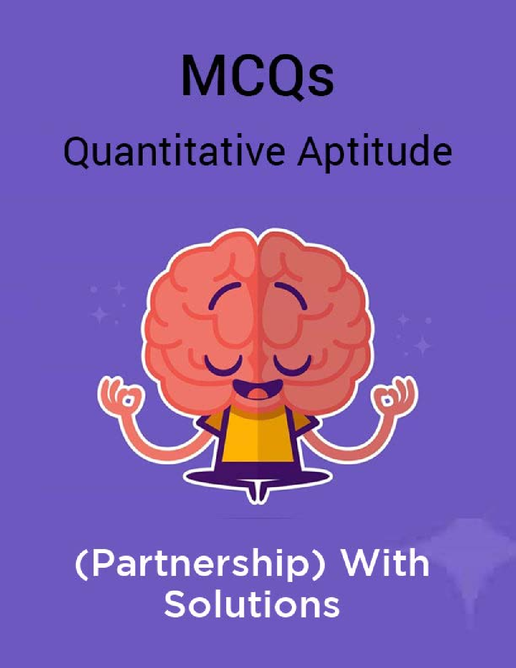 MCQs Quantitative Aptitude (Partnership) With Solutions - Page 1