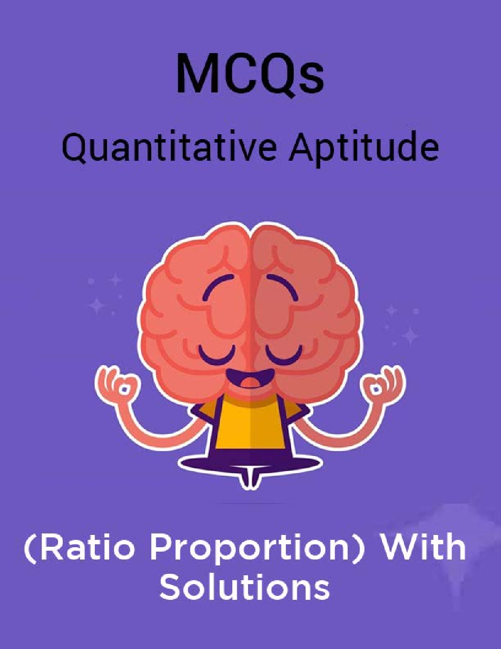 MCQs Quantitative Aptitude (Ratio Proportion) With Solutions - Page 1