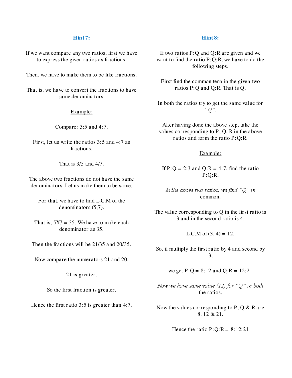 MCQs Quantitative Aptitude (Ratio Proportion) With Solutions - Page 4