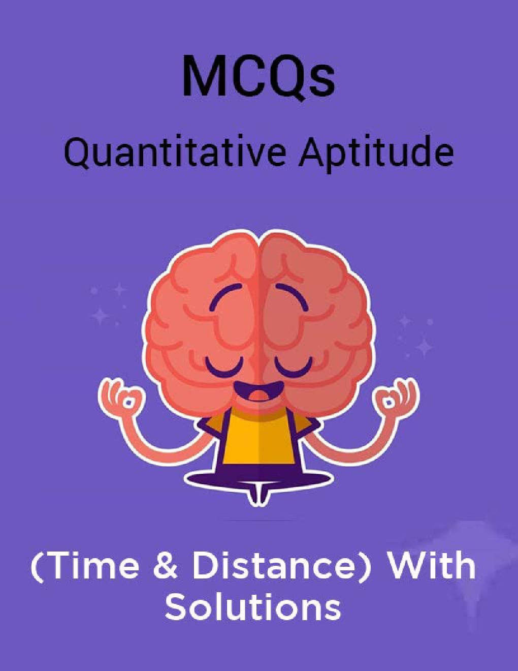 MCQs Quantitative Aptitude (Time & Distance) With Solutions - Page 1