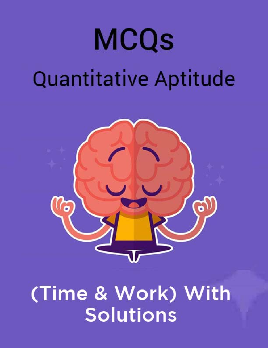 MCQs Quantitative Aptitude (Time & Work) With Solutions - Page 1