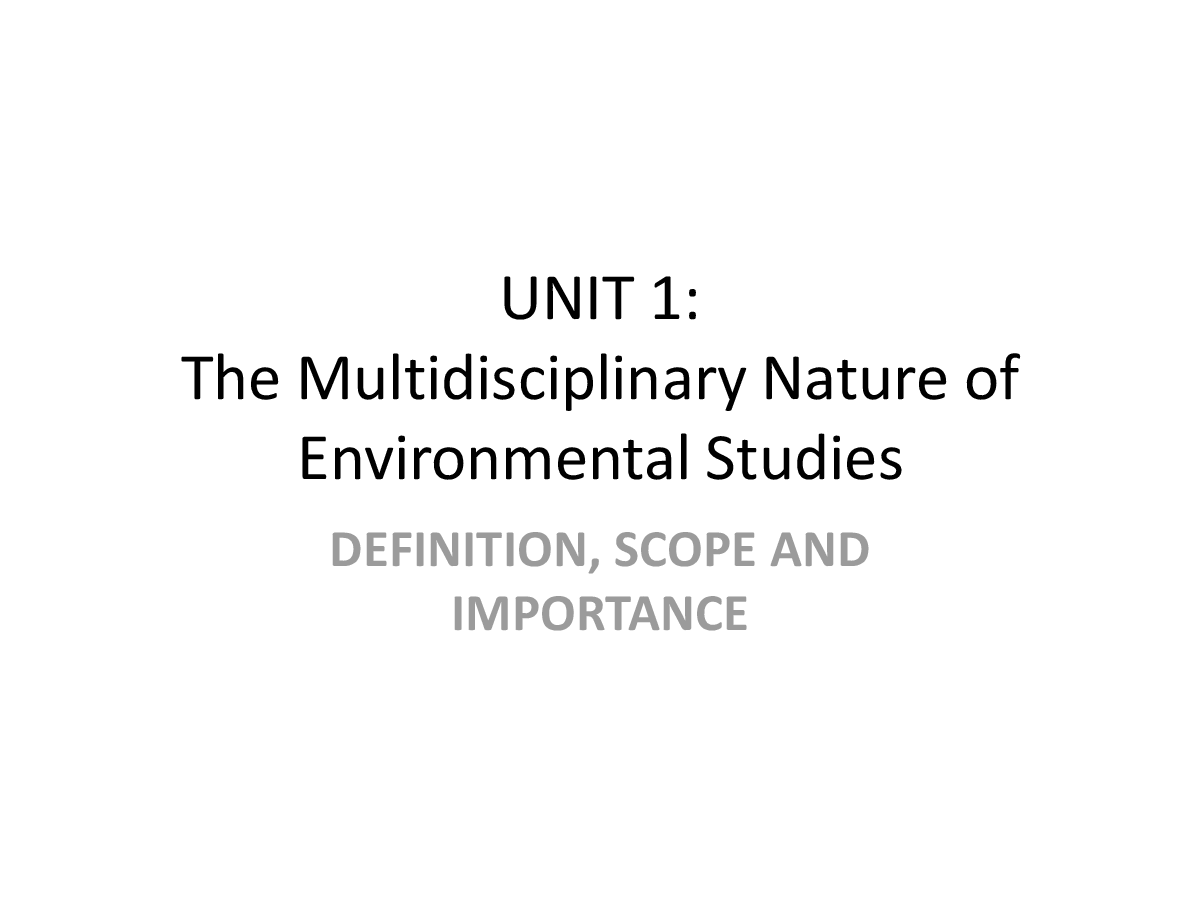 CTET Environmental Studies Study Material Notes - Page 2
