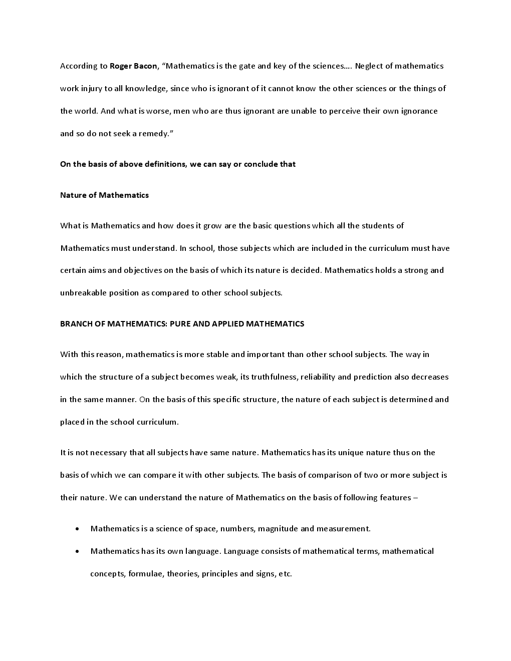 CTET Mathematics Study Material Notes Part-I - Page 3