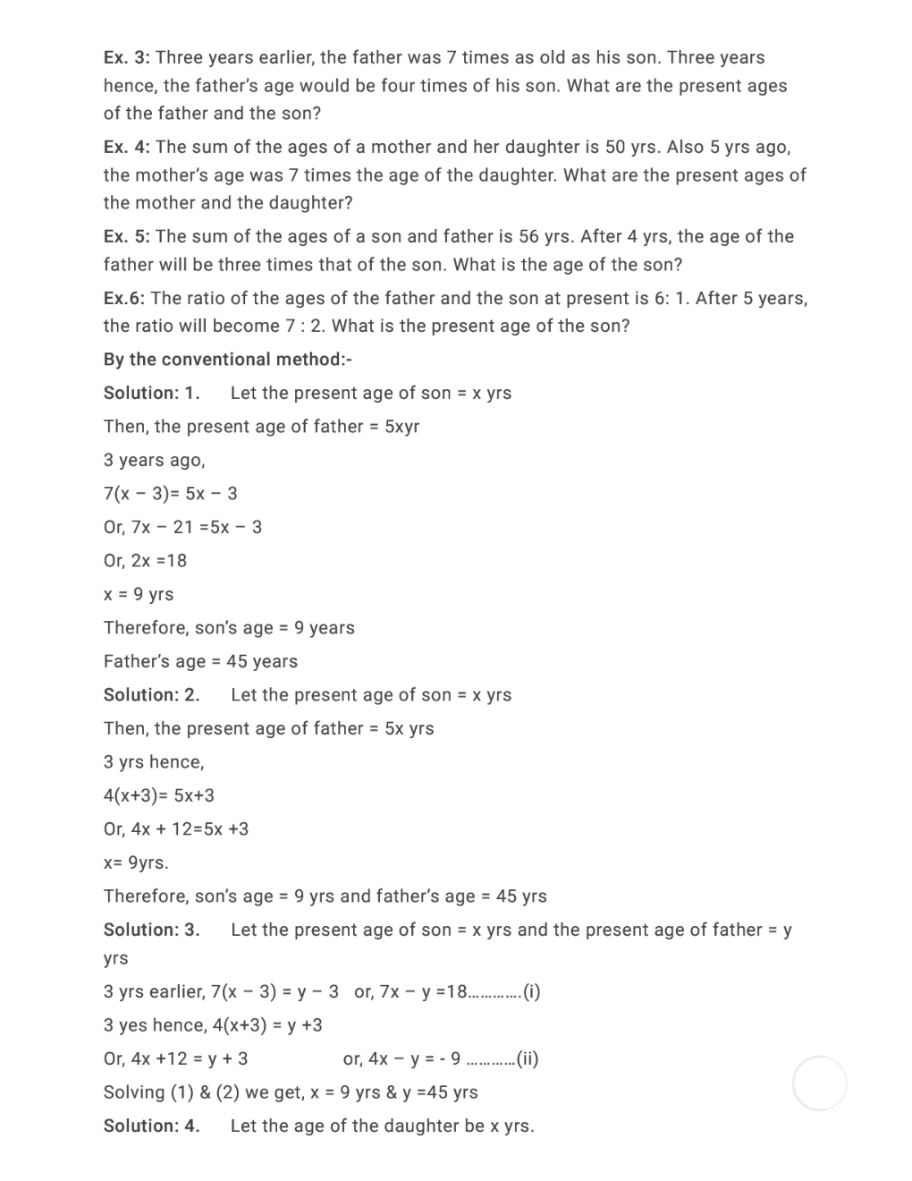 CTET Mathematics Study Material Notes Part-II - Page 3