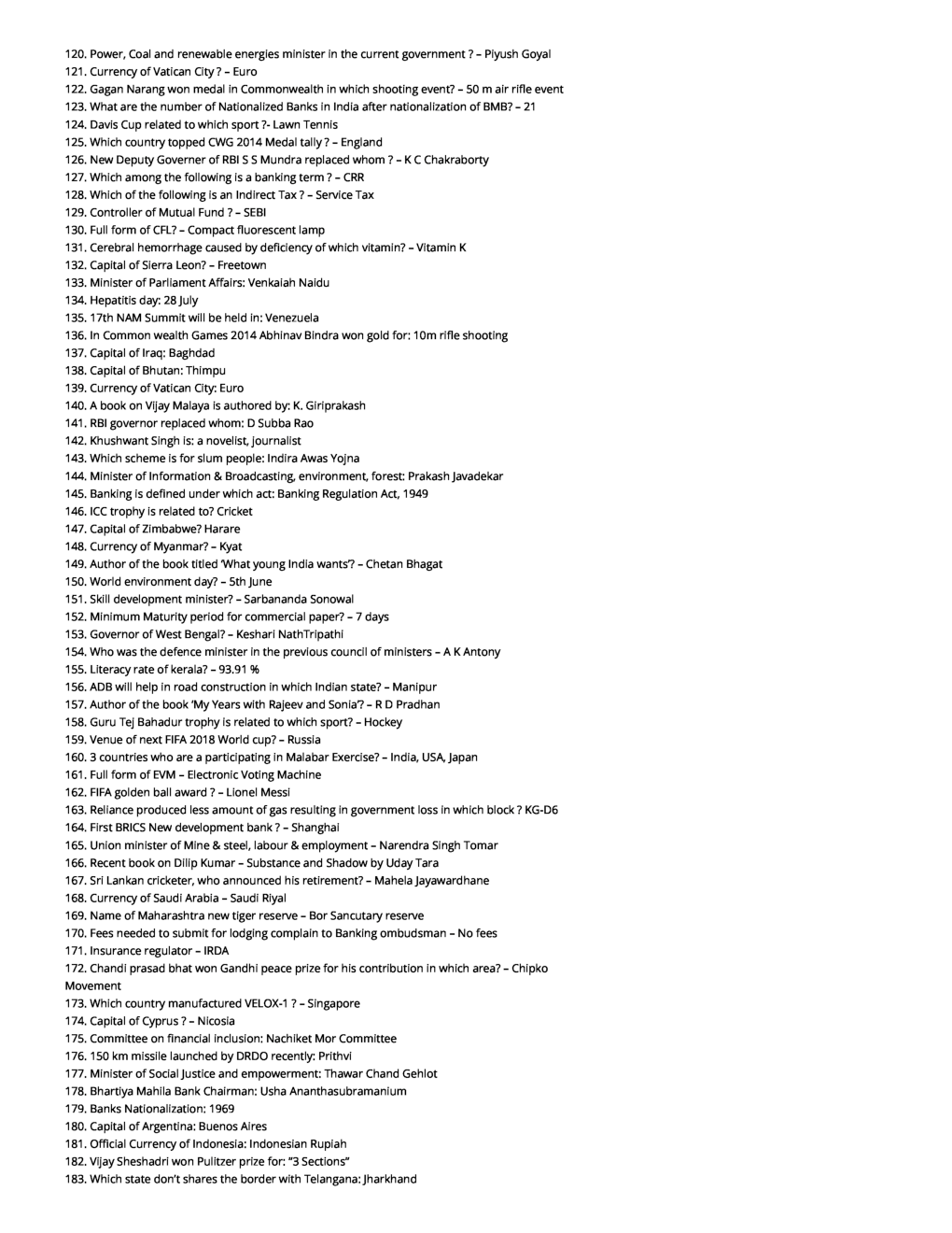 700 Most Important Questions For IBPS Bank Exams - Page 5