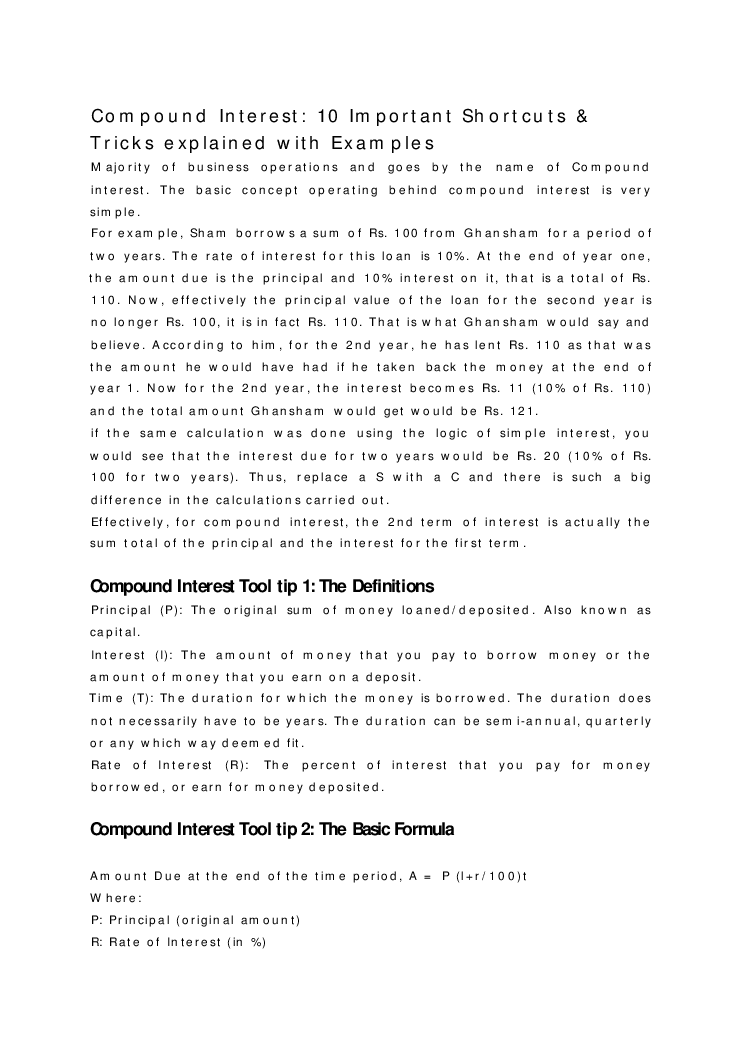 RRB Study Material For Numerical Aptitude - Page 2