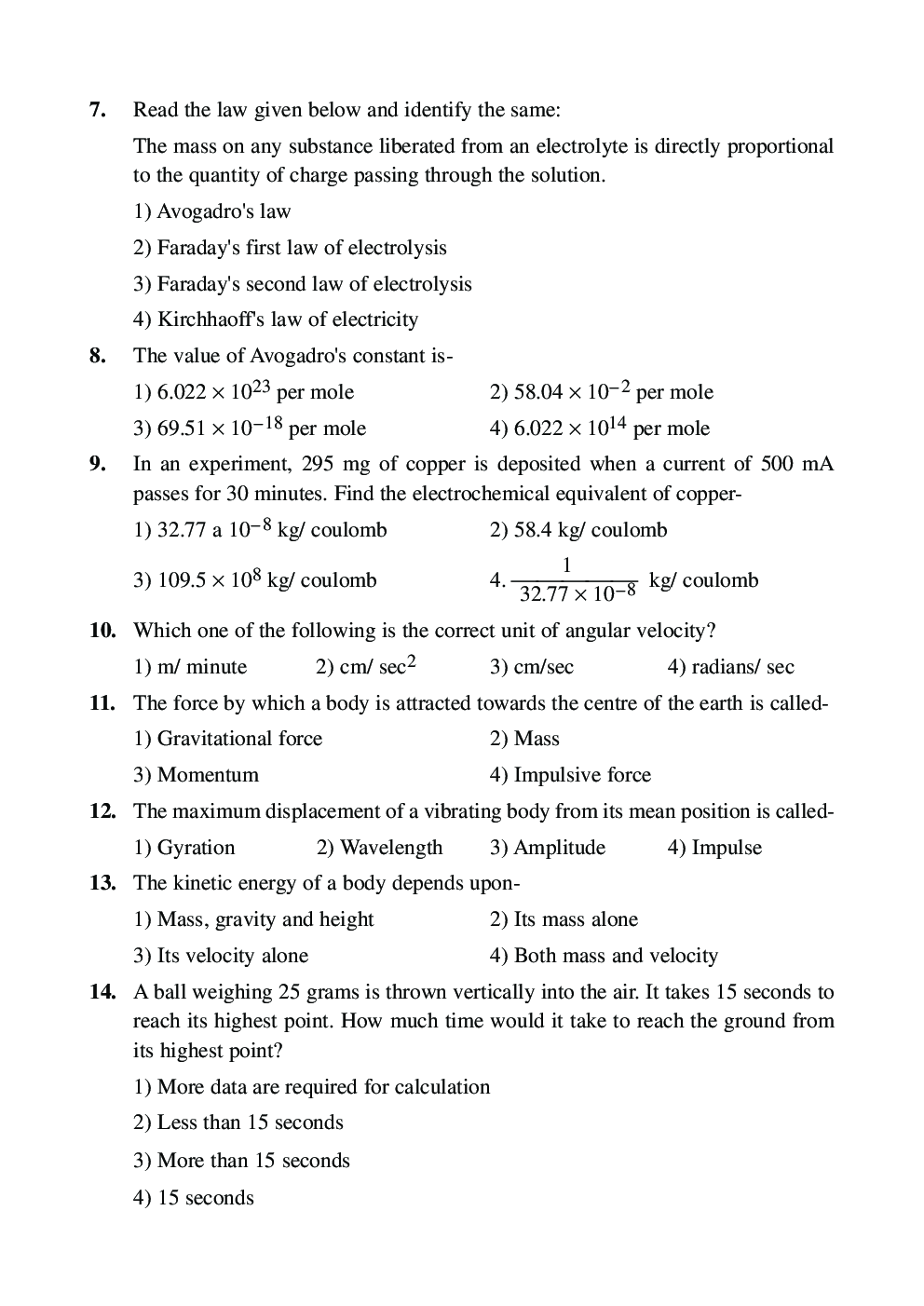 RRB ALP Previous Year Exam Paper With Answer - Page 3