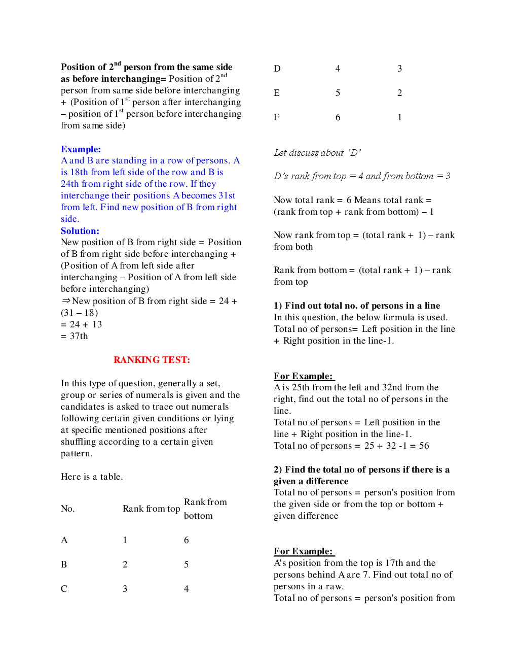 IBPS Clerk Reasoning (Order & Ranking) Questions With Solutions - Page 5