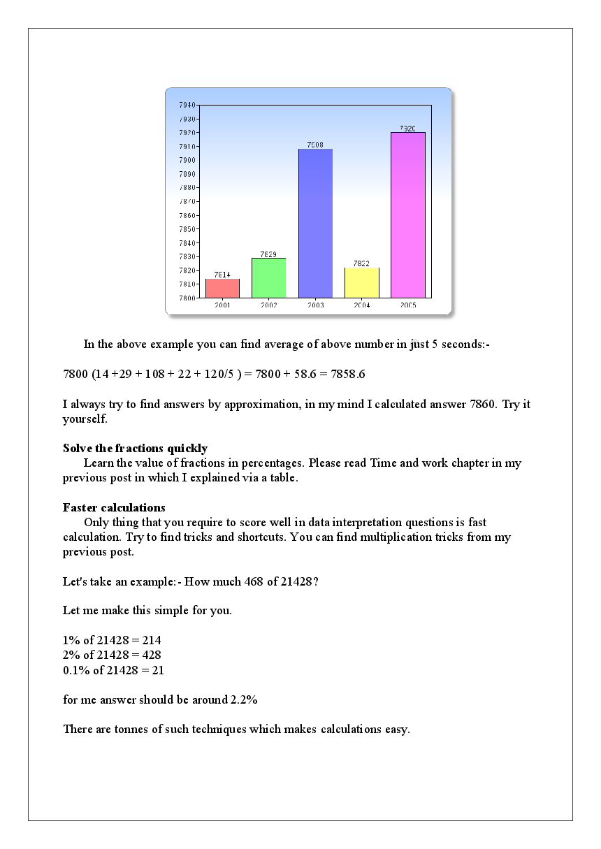 MCQs IBPS Clerk Quantitative Aptitude (Data Interpretation - II) - Page 4