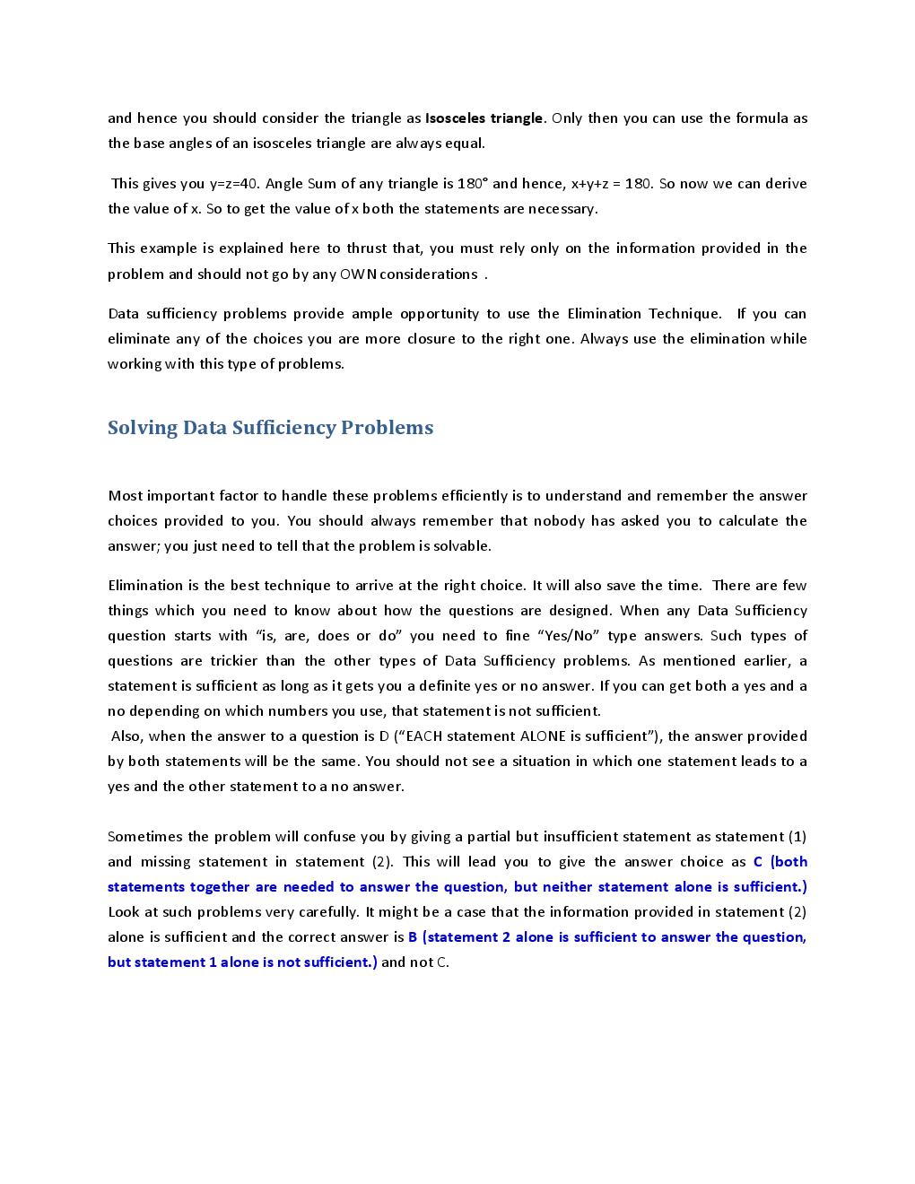 MCQs IBPS Clerk Quantitative Aptitude (Data Sufficiency) - Page 4