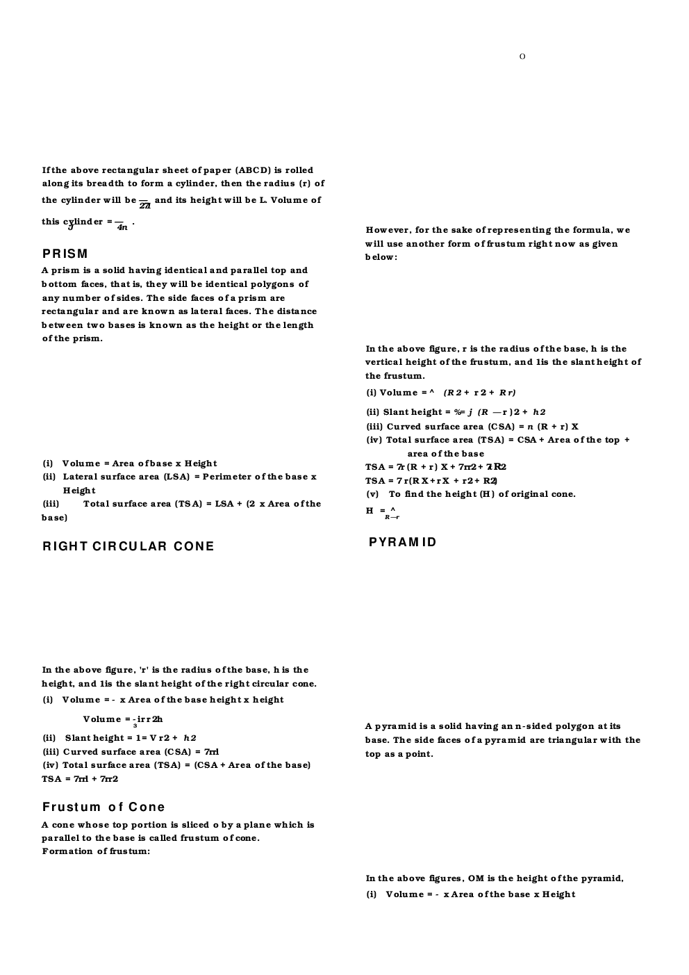 MCQs IBPS Clerk Quantitative Aptitude (Mensuration) - Page 3