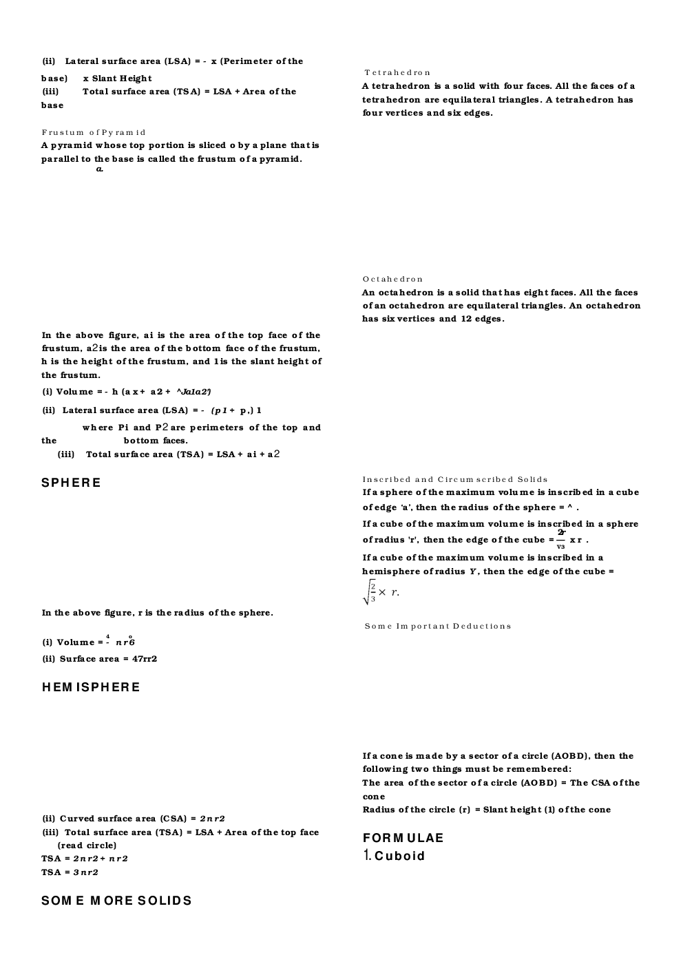 MCQs IBPS Clerk Quantitative Aptitude (Mensuration) - Page 4