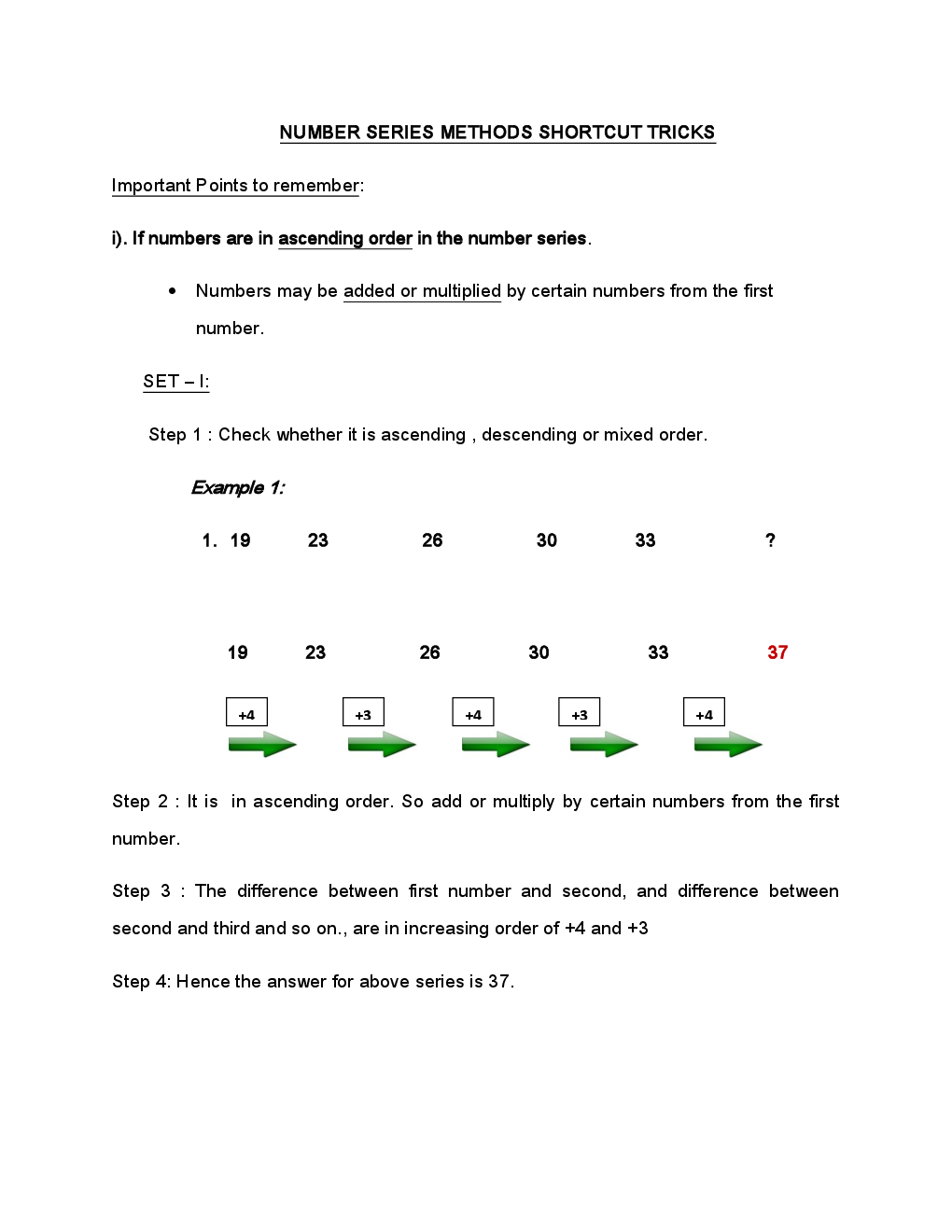 MCQs IBPS Clerk Quantitative Aptitude (Number Series) - Page 2