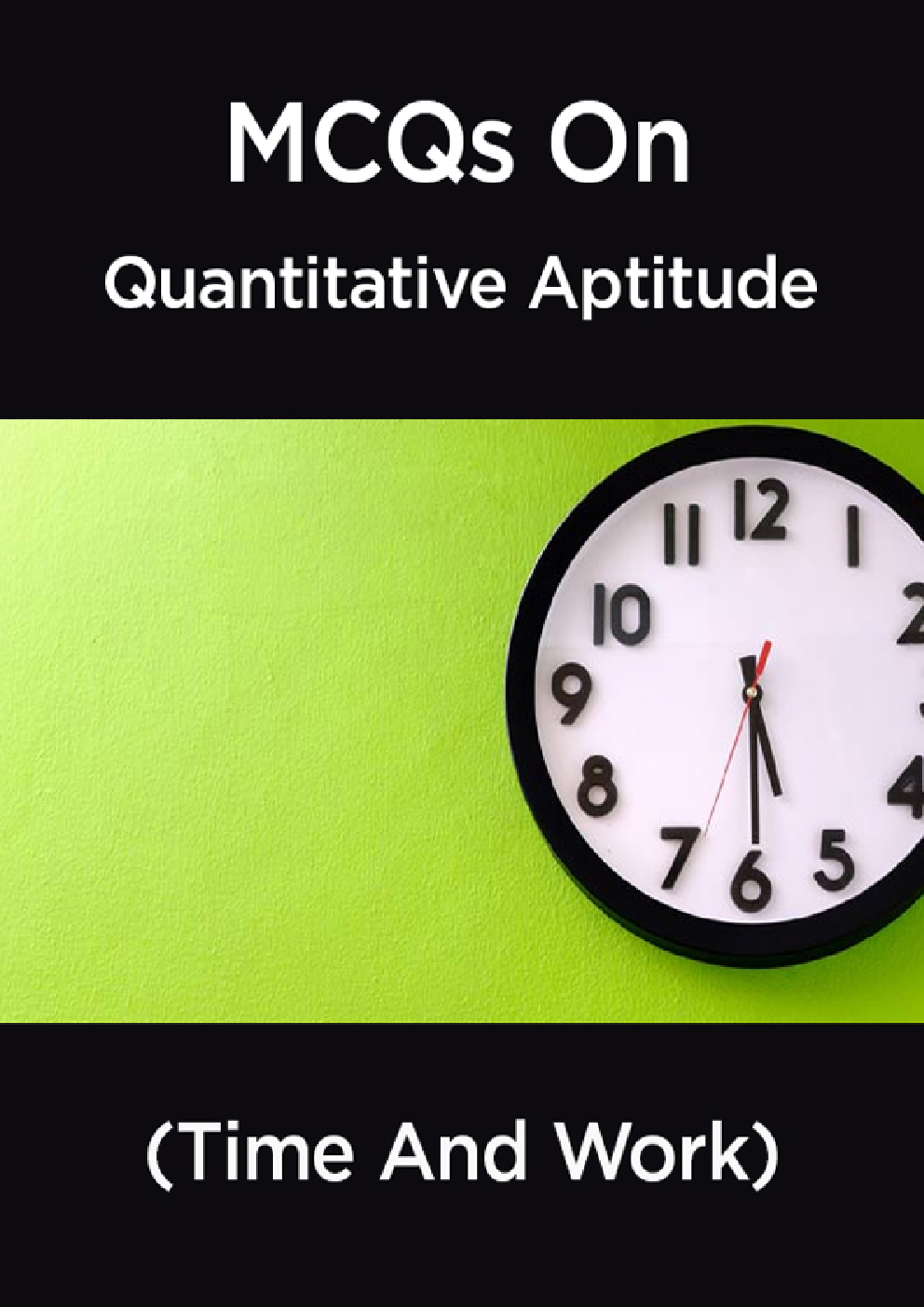 MCQs IBPS Clerk Quantitative Aptitude (Time And Work) - Page 1