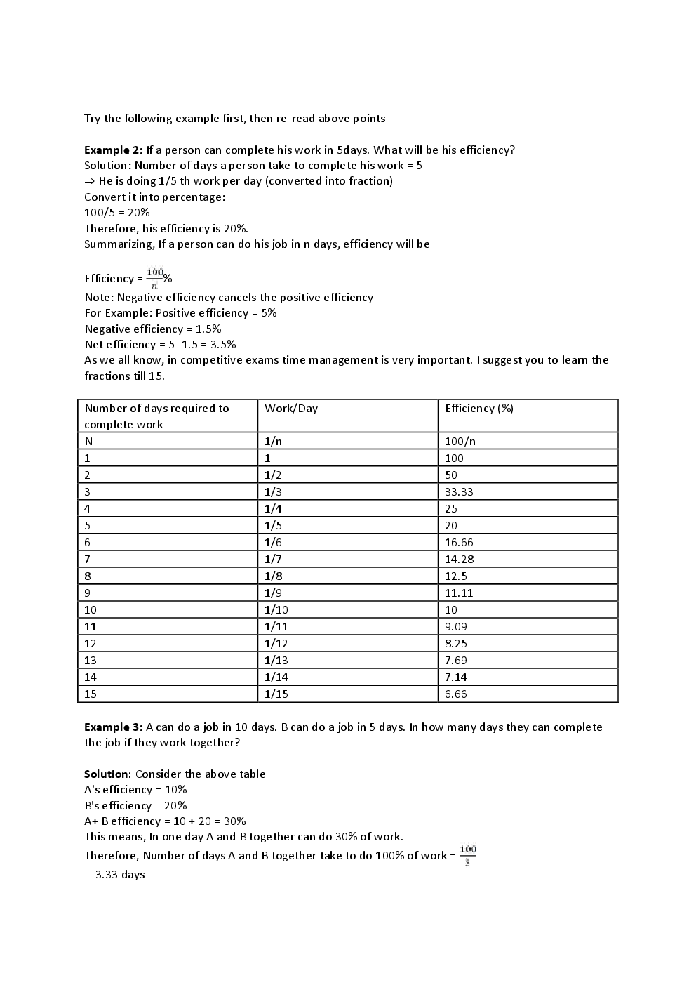 MCQs IBPS Clerk Quantitative Aptitude (Time And Work) - Page 3