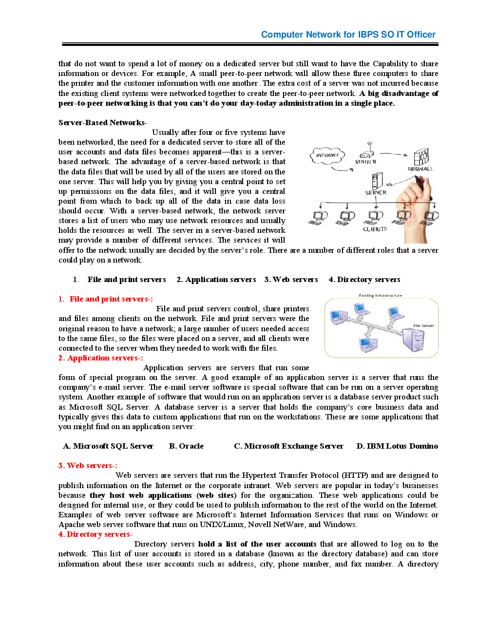 Study Materials Computer Network For IBPS SO IT Officer - Page 3