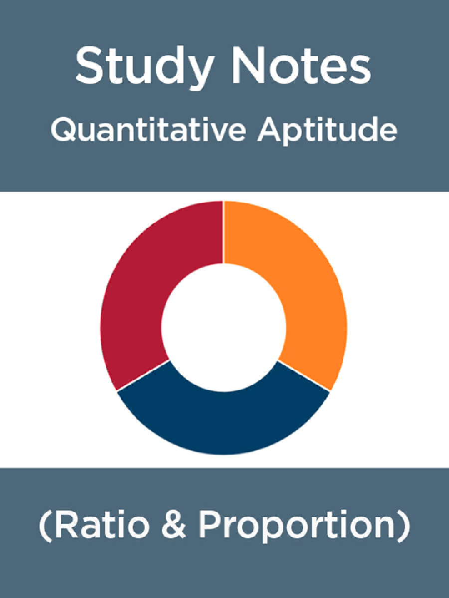 Study Notes Of Quantitative Aptitude (Ratio & Proportion) - Page 1