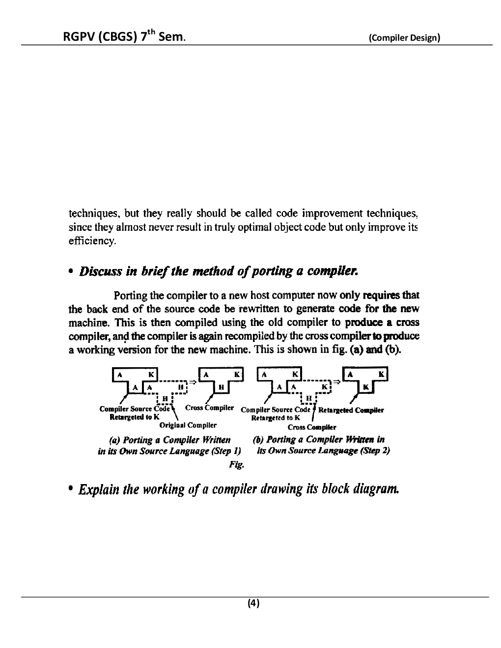 Compiler Design For RGPV BE 7th Sem Computer Science Engineering - Page 5