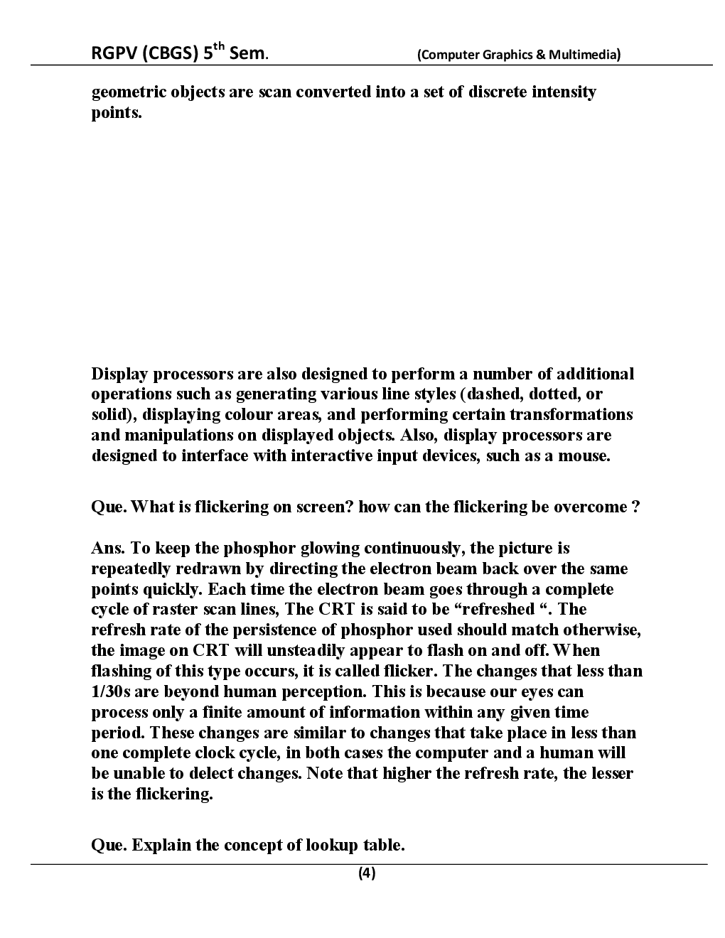 Computer Graphics & Multimedia For RGPV BE 5th Sem Computer Science Engineering - Page 5