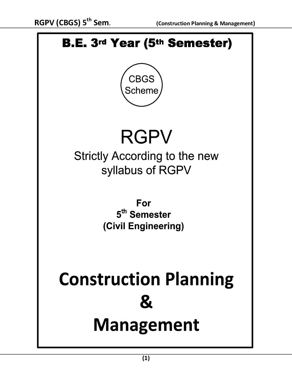 Construction Planning & Management For RGPV BE 5th Sem Civil Engineering - Page 2