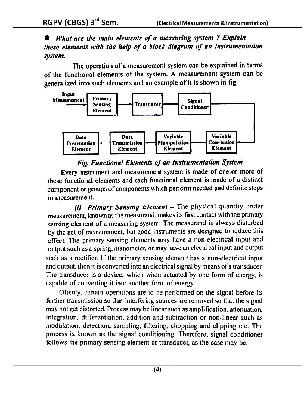 Electrical Measurements & Instrumentation For RGPV BE 3rd Sem Electrical & Electronic Engineering - Page 5