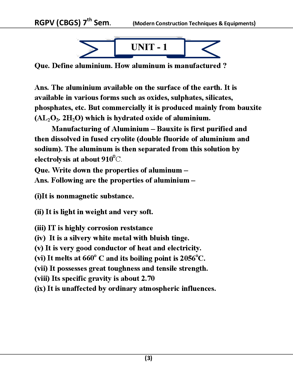 Modern Construction & Equipments For RGPV BE 7th Sem Civil Engineering - Page 4