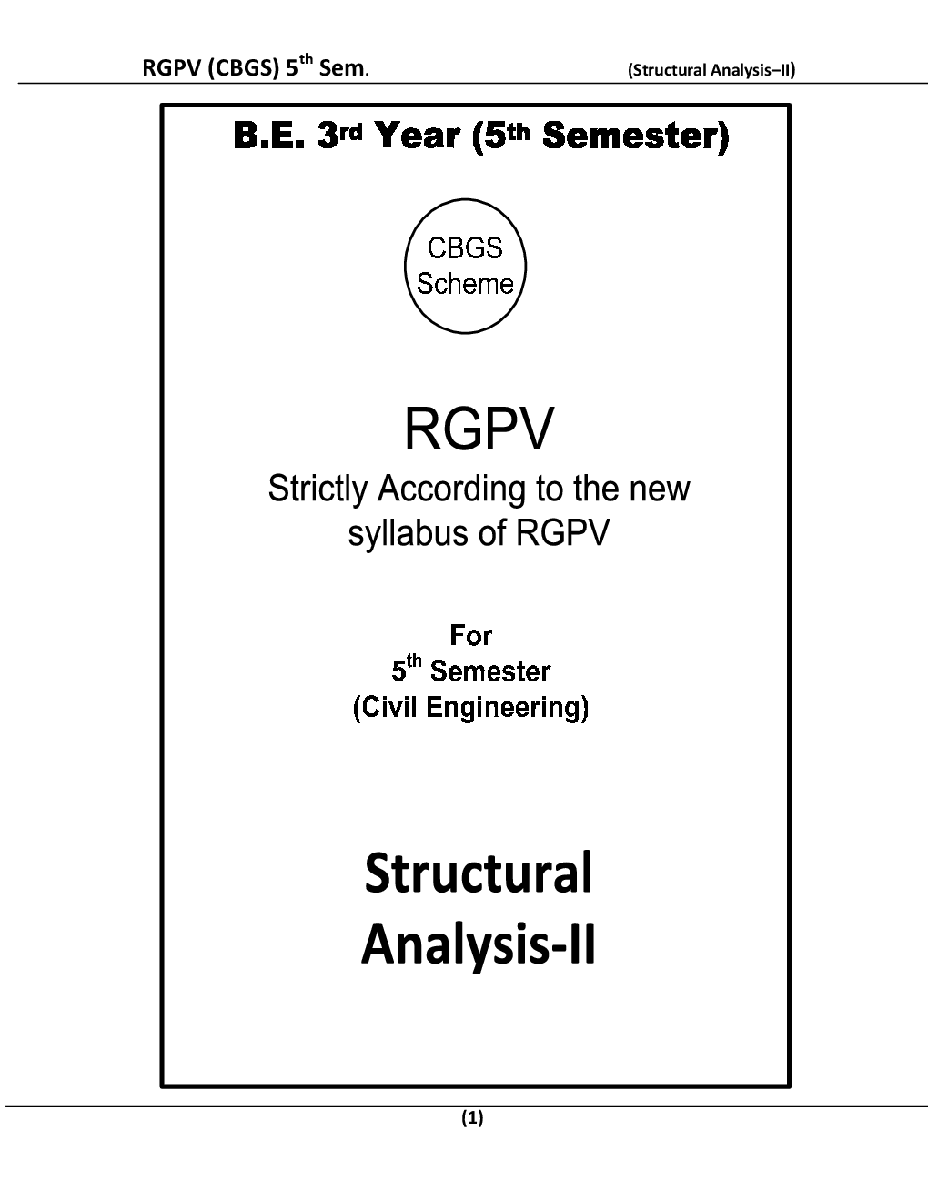 Structural Analysis–II For RGPV BE 5th Sem Civil Engineering - Page 2