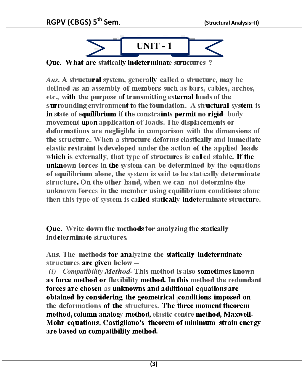 Structural Analysis–II For RGPV BE 5th Sem Civil Engineering - Page 4