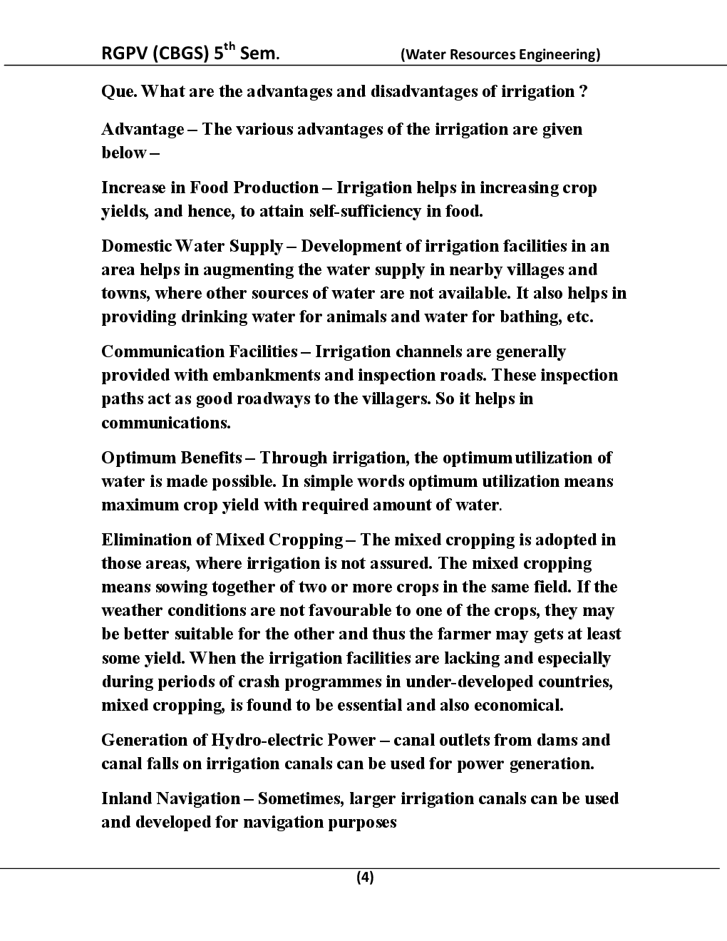 Water Resources Engineering For RGPV BE 5th Sem Civil Engineering - Page 5