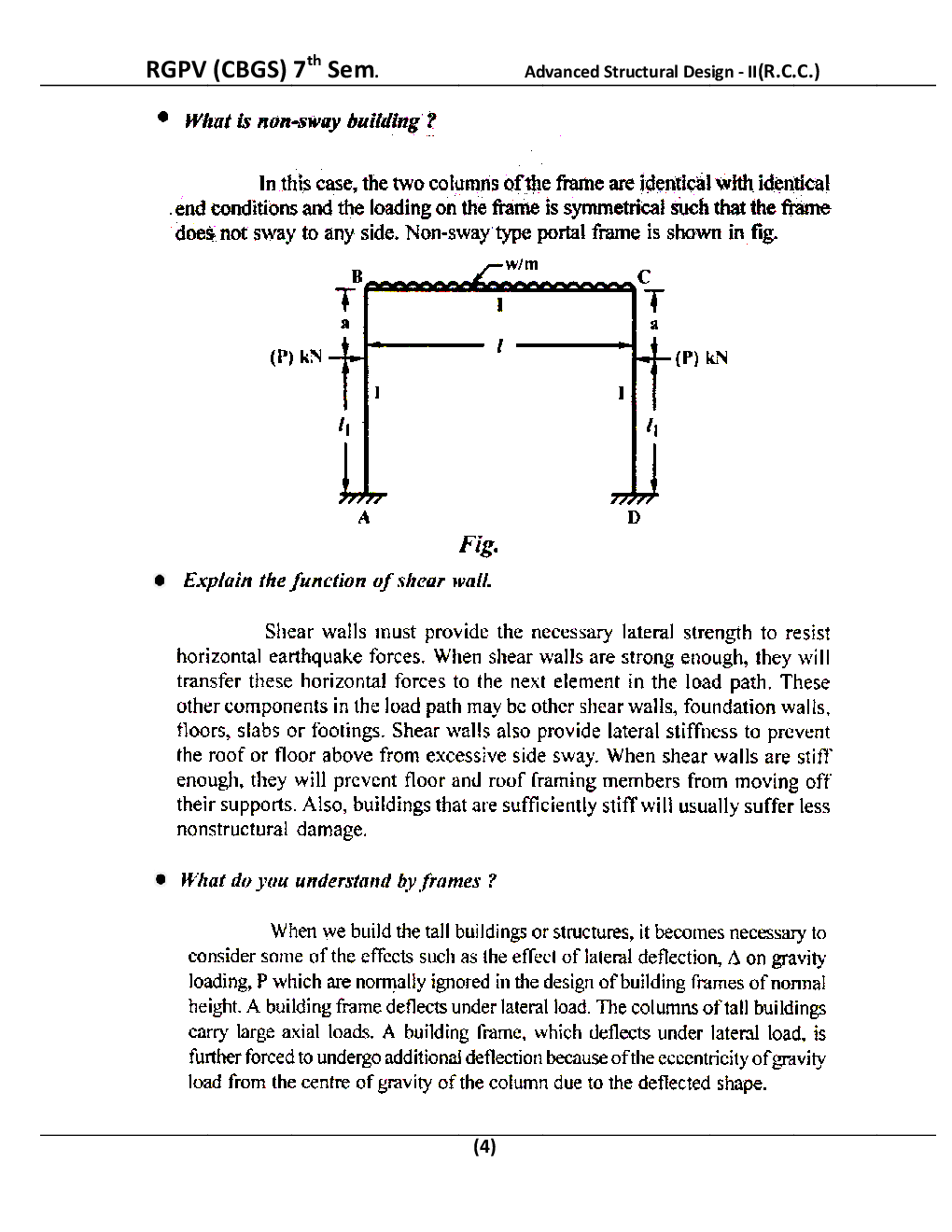 Advanced Structural Design - II (R.C.C.) For RGPV BE 7th Sem Civil Engineering - Page 5