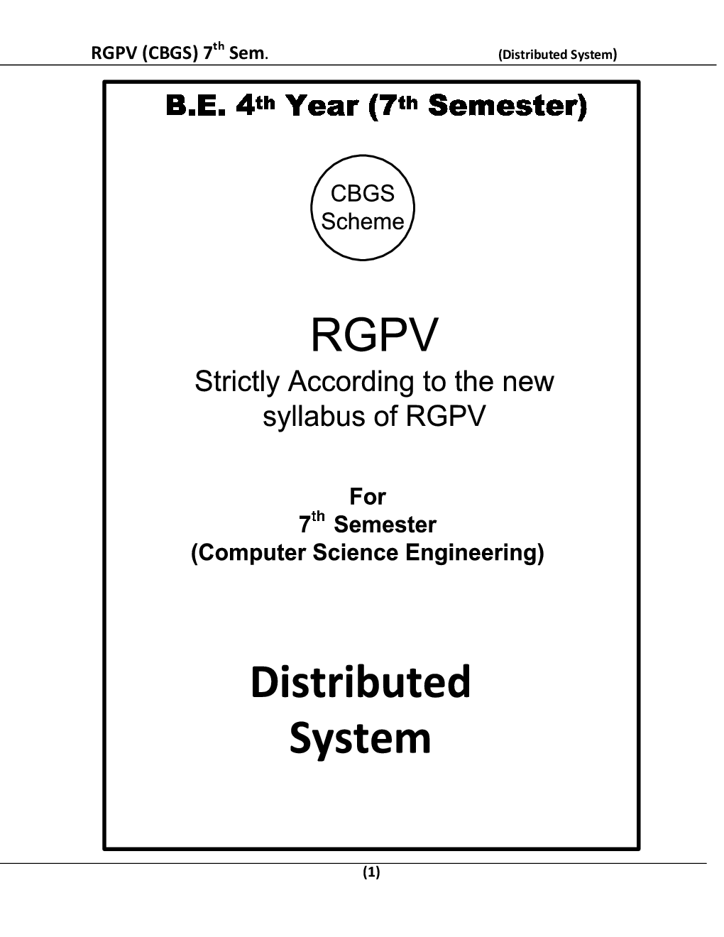 Distributed System For RGPV BE 7th Sem Computer Science Engineering - Page 2