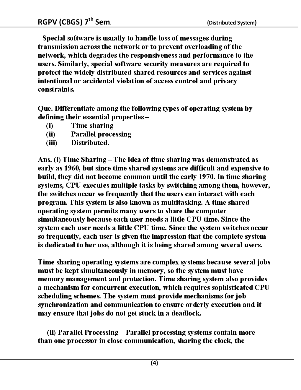 Distributed System For RGPV BE 7th Sem Computer Science Engineering - Page 5