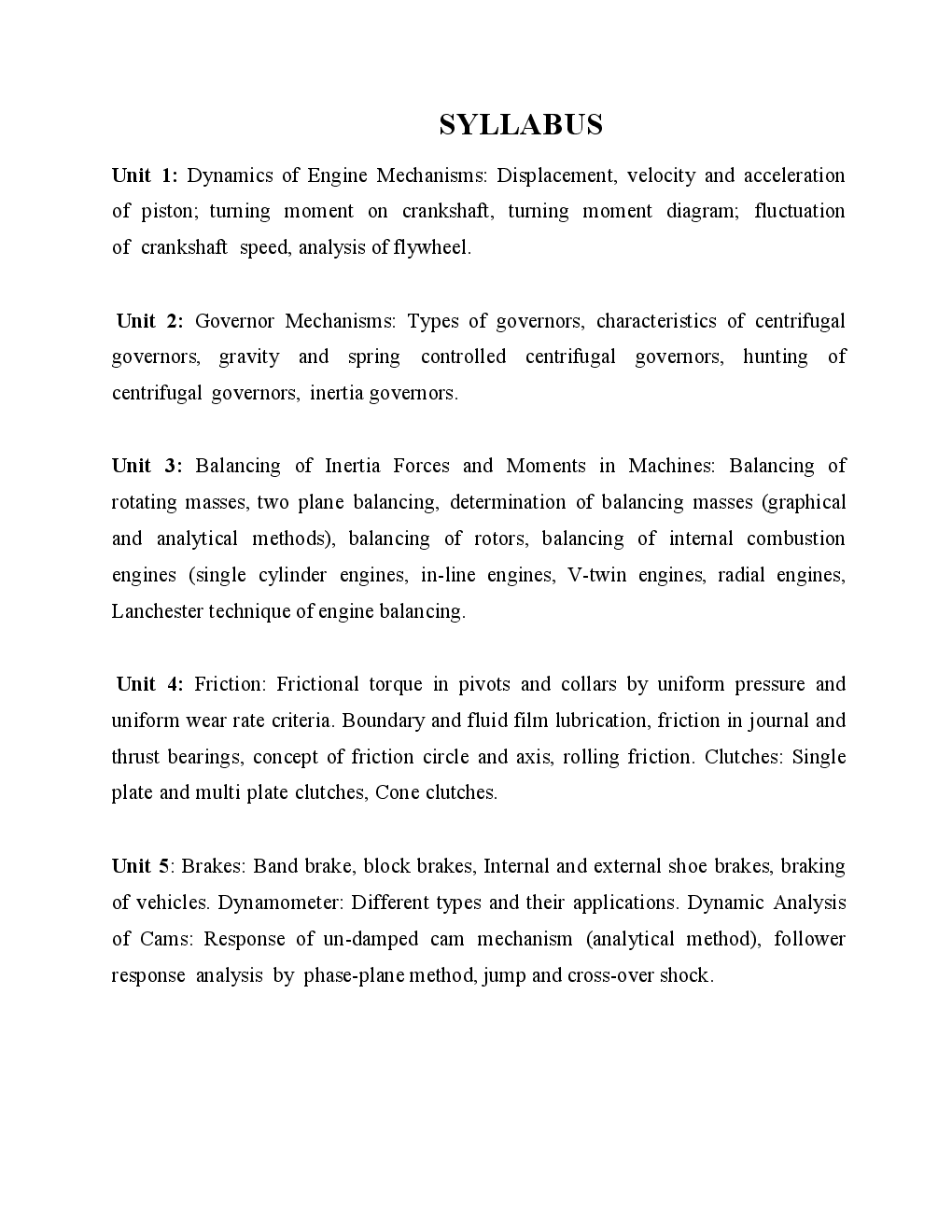 Dynamics Of Machines For RGPV BE 5th Sem Mechanical Engineering - Page 3