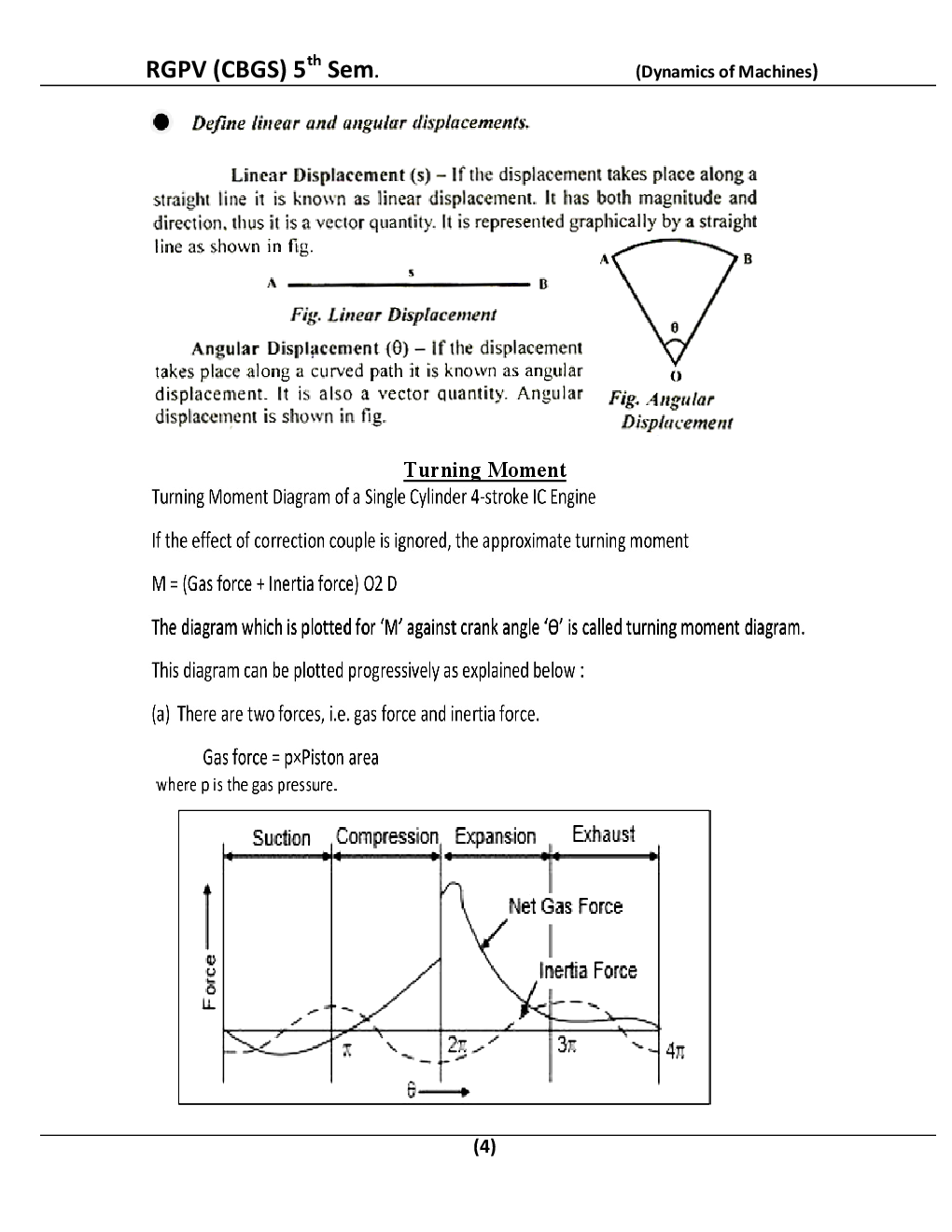 Dynamics Of Machines For RGPV BE 5th Sem Mechanical Engineering - Page 5