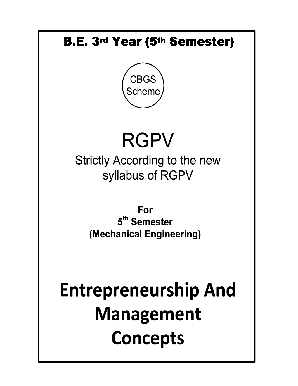 Entrepreneurship & Management Concepts For RGPV BE 5th Sem Mechanical Engineering - Page 2