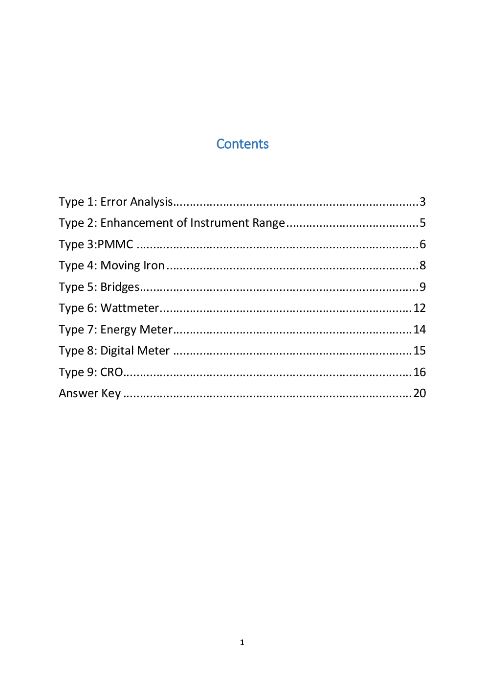 Electrical And Electronic Measurements Notes For Engineering - Page 2