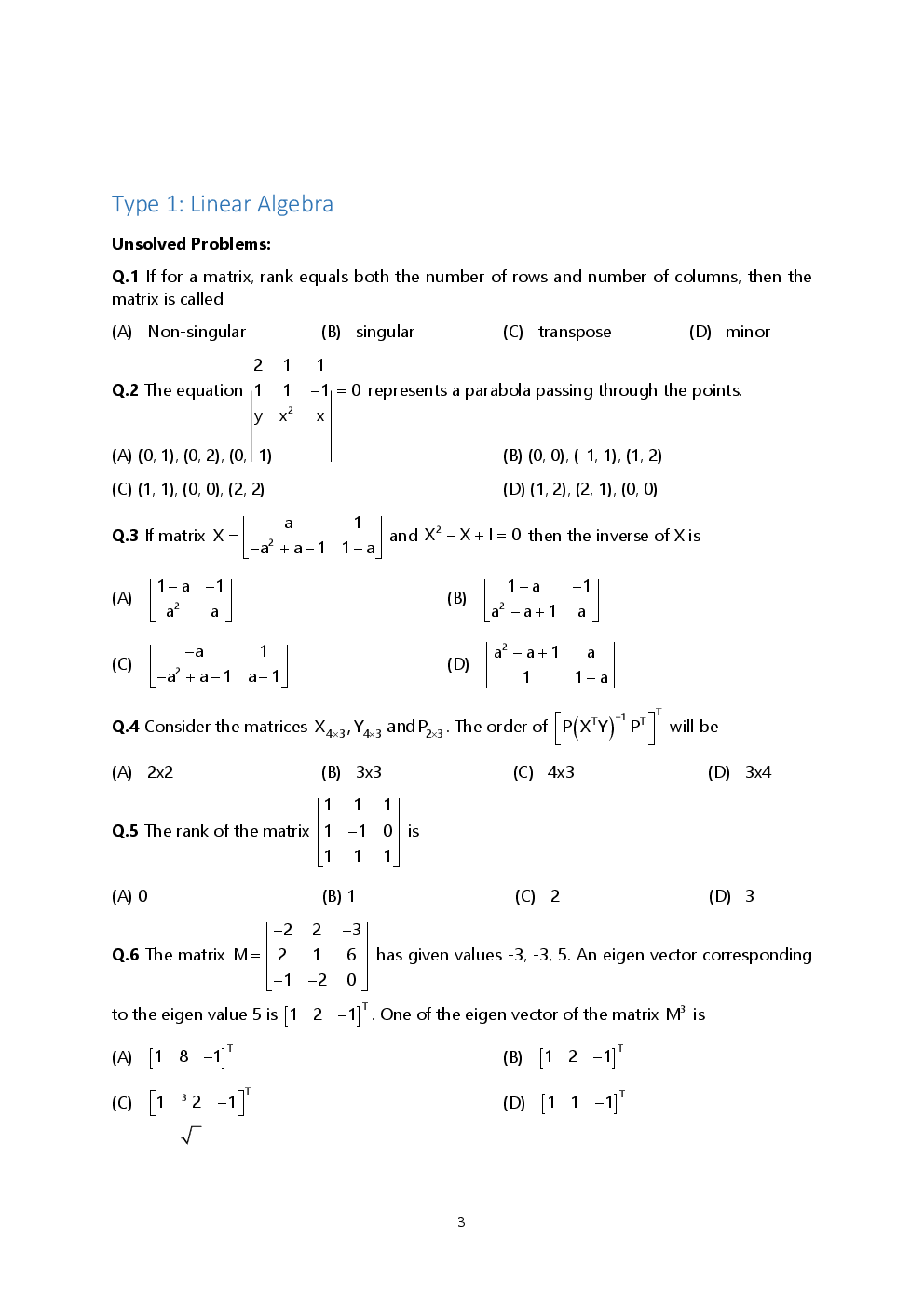 Engineering Mathematics - I Notes For Engineering - Page 3