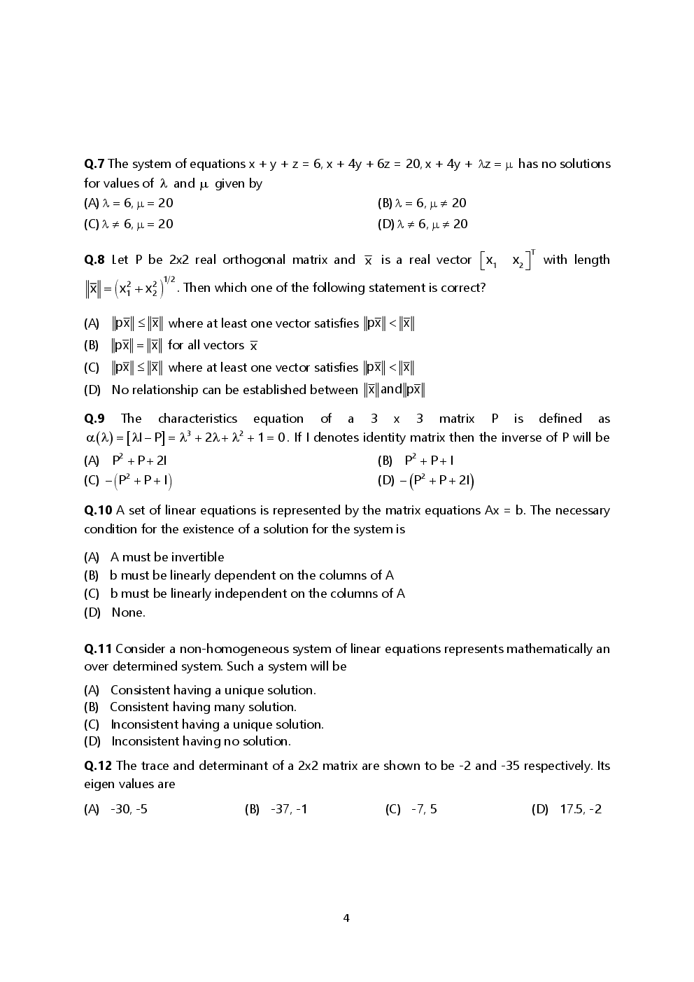 Engineering Mathematics - I Notes For Engineering - Page 4