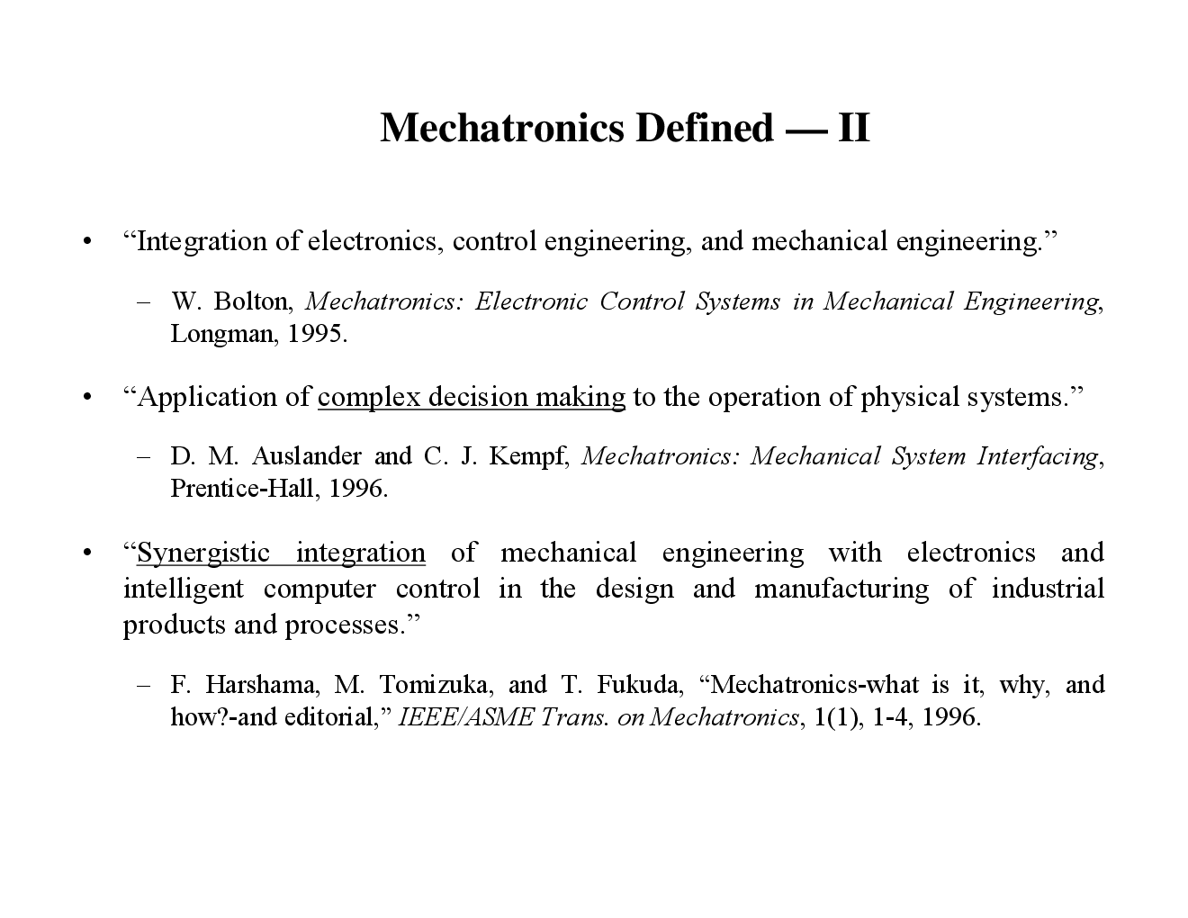 Introduction To Mechatronics Notes For Engineering - Page 4