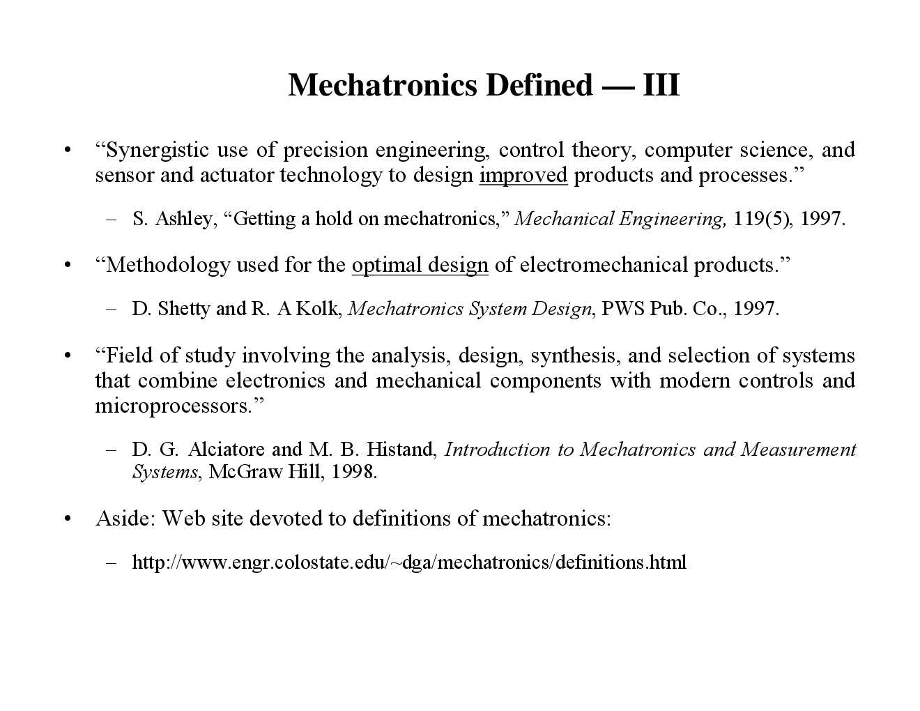 Introduction To Mechatronics Notes For Engineering - Page 5
