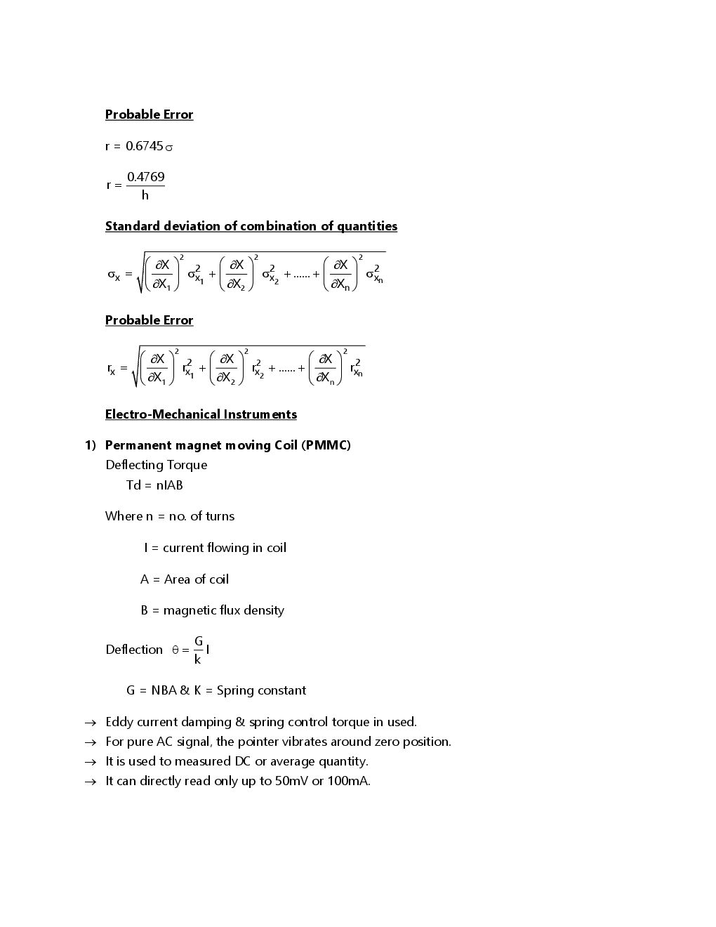 Measurements Notes For Engineering - Page 5