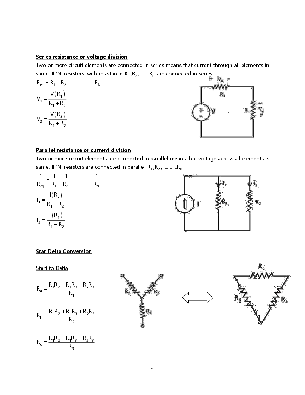 Network Theory Electrical & Electronics Notes For Engineering - Page 5