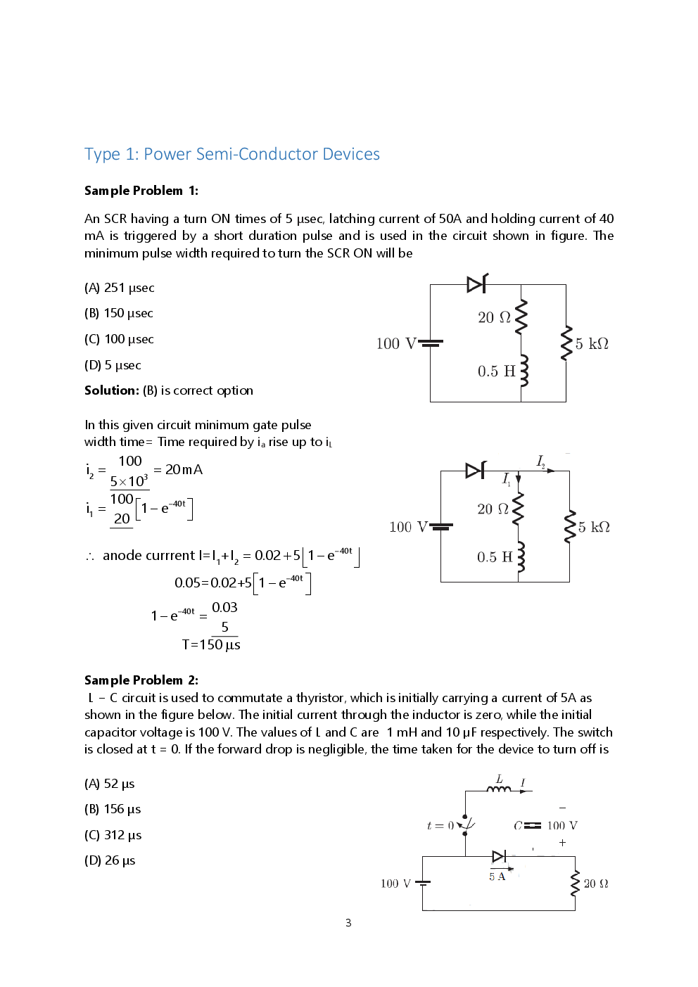 Power Electronics - I Notes For Engineering - Page 3