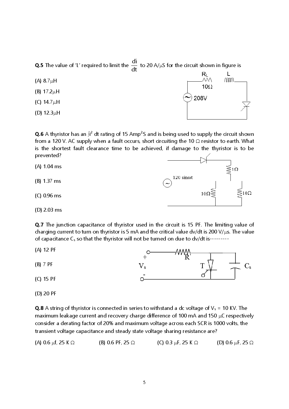 Power Electronics - I Notes For Engineering - Page 5