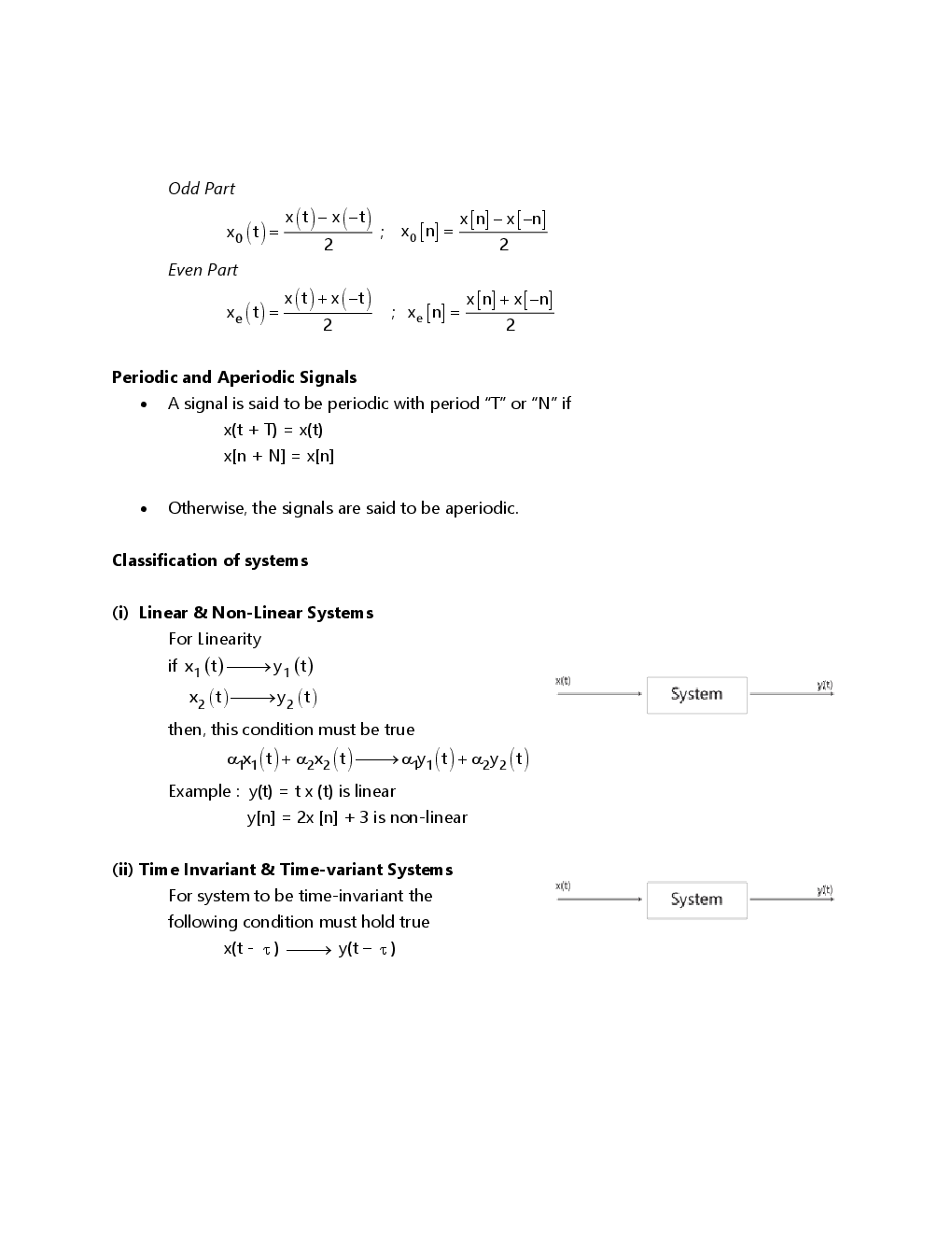 Signals & Systems - I Notes For Engineering - Page 4