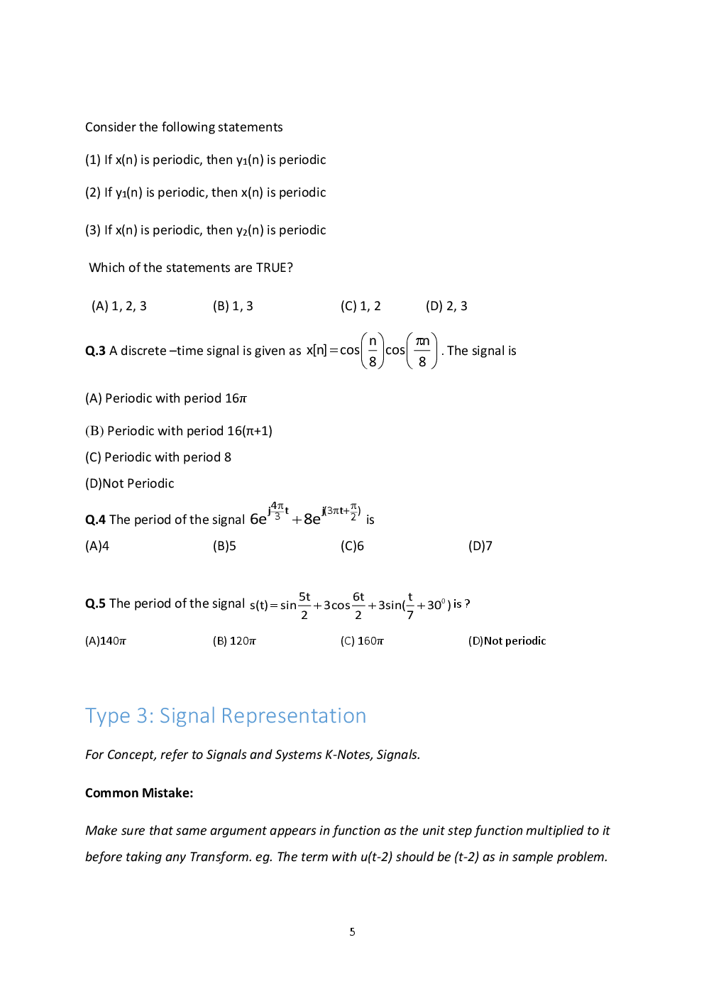 Signals and Systems - II Notes For Engineering - Page 5