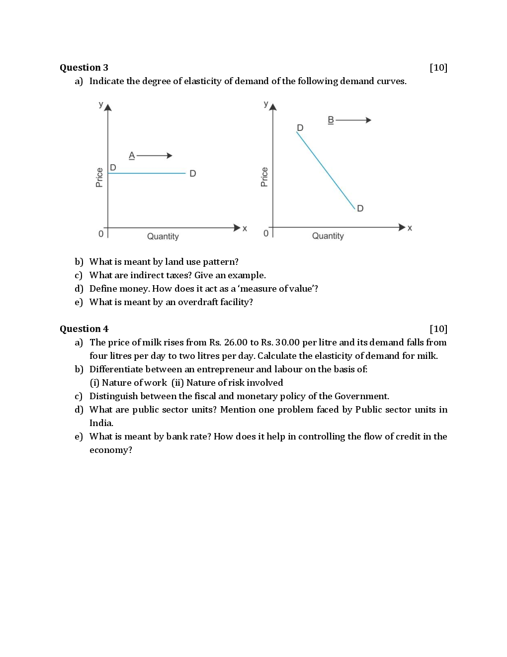 ICSE Previous Year Question Paper Economic Application (2013-2018) For Class-10 - Page 3