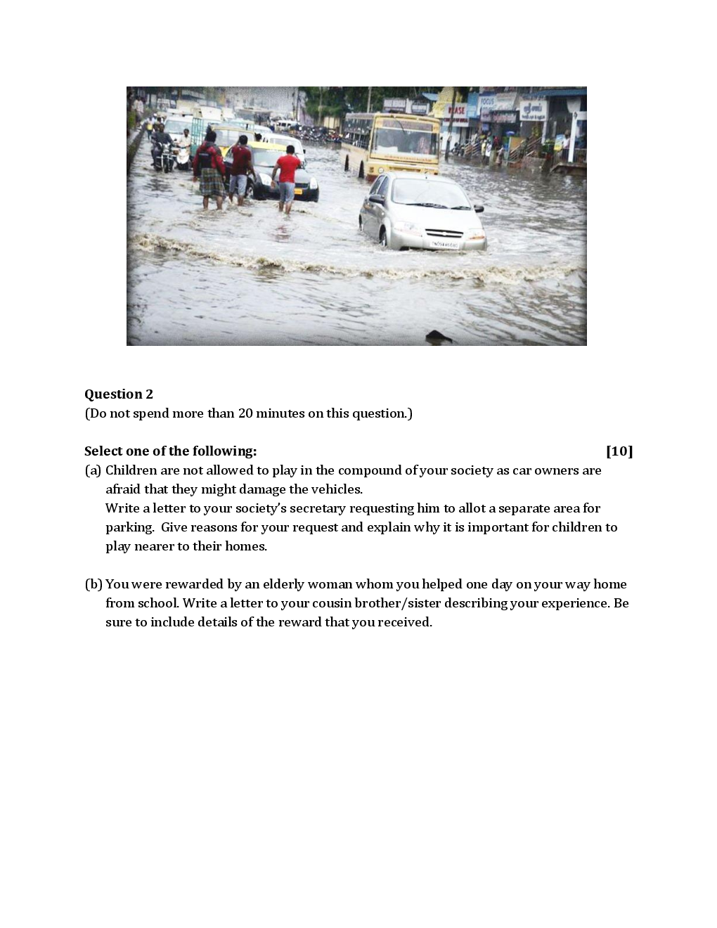 Download ICSE Class9 English Sample Paper PDF Online 2022