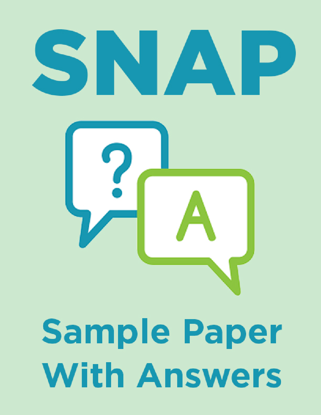 SNAP Sample Paper With Answers - Page 1